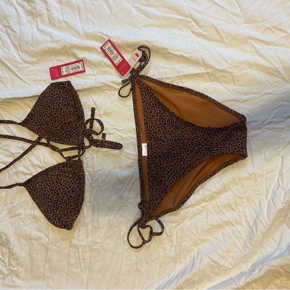 Leopard Print Bikini Set, new with tags - Picture 1 of 8